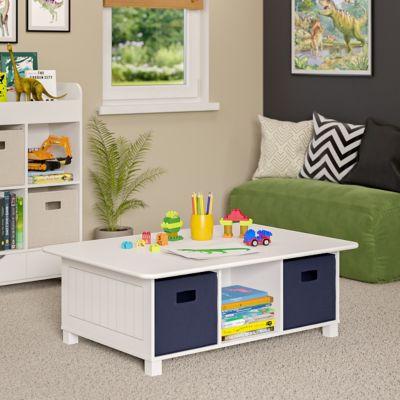 Image showing  Kids Play Table with 6 Storage Cubbies, 02-202K