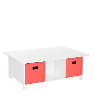 RiverRidge Home Kids Play Table with 6 Storage Cubbies, 02-204K