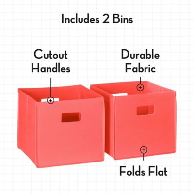 Image showing  Kids Catch-All 24 in. Toy Storage Organizer with 2 Cubbies and 2 Storage Compartments, 02-329K