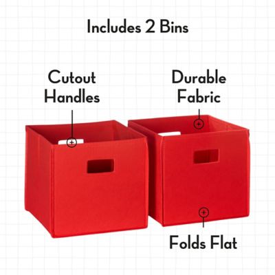 Image showing  Kids Catch-All Playroom 35 in. Toy Storage Organizer with 3 Cubbies and 2 Storage Compartments