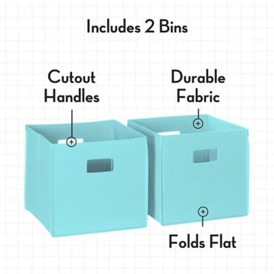 Image showing  Kids 23 in. Playroom Bookshelf with Veggie Bin Organizer, 2 Open Toy Storage Shelves