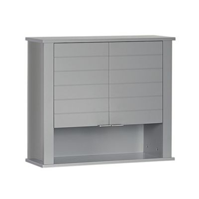 RiverRidge Home Madison Two-Door Bathroom and Laundry Wall Mount Storage Medicine Cabinet, 06-120