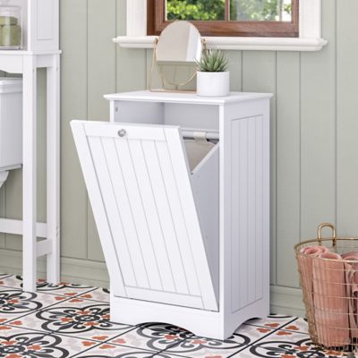 Image showing  Ashland Tilt-Out Laundry Hamper Cabinet with Removable Cloth Storage Bag