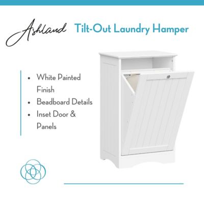 Image showing  Ashland Tilt-Out Laundry Hamper Cabinet with Removable Cloth Storage Bag