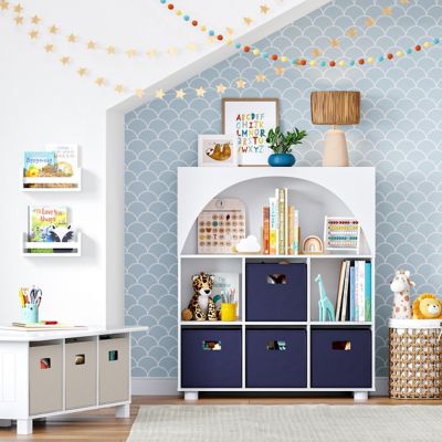 Image showing  Kids Curve Appeal 35 in. 6 Cubby Bookcase