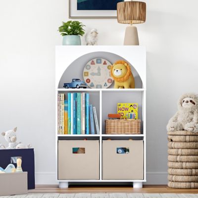 Image showing  Kids Curve Appeal 23 in. 4 Cubby Bookcase - 2 PK, 02-521K