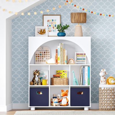 Image showing  Kids Curve Appeal 35 in. 6 Cubby Bookcase - 2 PK, 02-525K