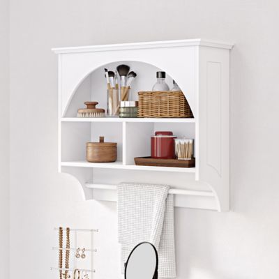 Image showing  Bristol Wall Shelf with Towel Bar