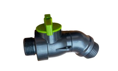 Image showing  3/4 in. Male Pipe Thread Ball Valve to 3/4 in. Garden Hose Thread Spigot