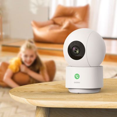 Image showing  2K QHD Wi-Fi Indoor Smart Security Camera and Monitor with 360 deg. PTZ and Smart Motion Tracking