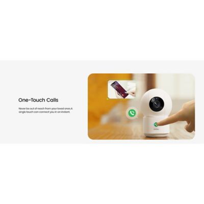 Image showing 7 th AOSU 2K QHD Wi-Fi Indoor Smart Security Camera and Monitor with 360 deg. PTZ and Smart Motion Tracking