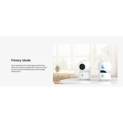 Image showing 9 th AOSU 2K QHD Wi-Fi Indoor Smart Security Camera and Monitor with 360 deg. PTZ and Smart Motion Tracking