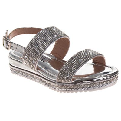Badgley Mischka Kids' Buckle Wedge Sandals