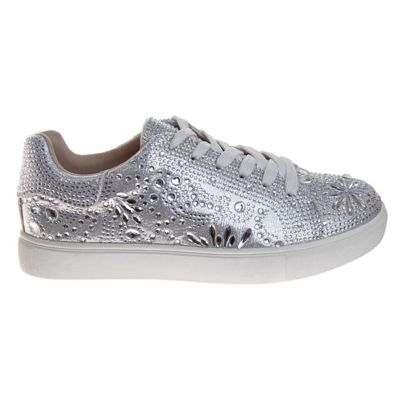 Image showing  Girls' Kids' Gem-Encrusted Sneakers