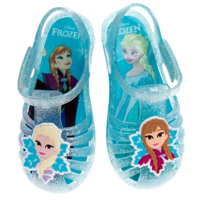 Disney Kids' Anna and Elsa Jelly Sandals