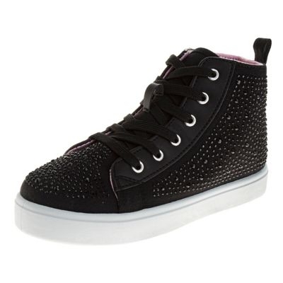 Kensie Girl Kids' Glitzy High Top Sneakers