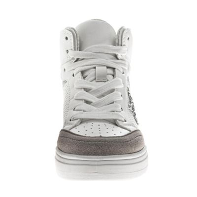 Image showing  Kids' High Top Glittery Star Sneakers