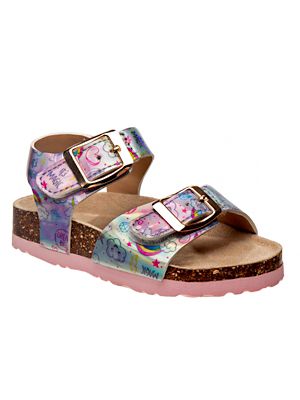 Laura Ashley Kids' Open Toe Footbed Sandals