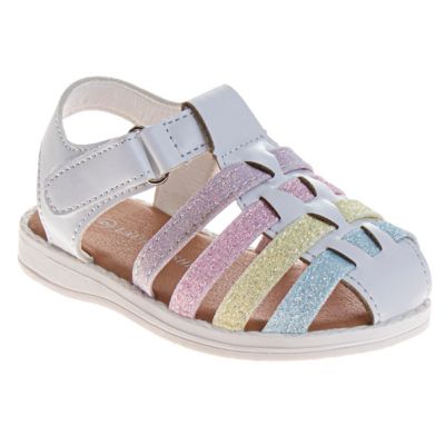 Laura Ashley Kids' Multicolor Straps Closed Toe Sandals