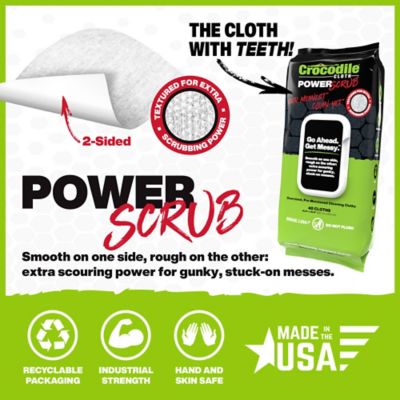 Image showing  PowerSCRUB Heavy Duty Cleaning Wipes 40 ct.