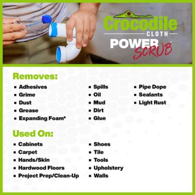 Image showing  PowerSCRUB Heavy Duty Cleaning Wipes 40 ct.