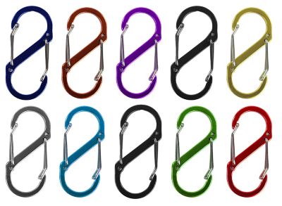 Image showing  10 pk. Multi-Colored Carabiners