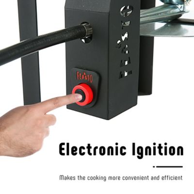 Image showing  30 qt. Turkey Fryer & Basket & 10 qt. Fish Fryer Kit, 50,000 BTU, CSA Certified, Auto Ignition, 10 PSI Regulator & Hose