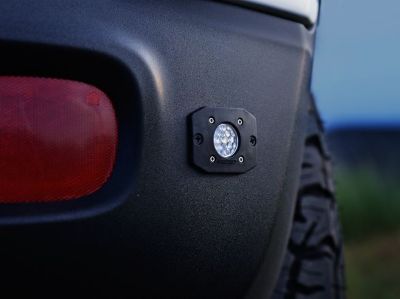 Image showing  Ignite Back-Up Kit Diffused Lens Flush Mount Black Housing Pair, 20641