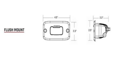 Image showing  Back-Up Kit Includes 2 SR-M Series PRO Flood Diffused Flush Mount, 980013