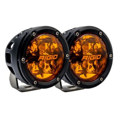 RIGID 360-Series 4 in. Spot Light with Amber PRO Lens. 2-Pack