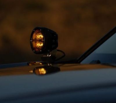 Image showing  360-Series 4 in. Spot Light with Amber PRO Lens. 2-Pack