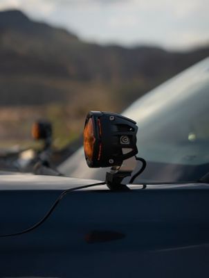 Image showing  360-Series 4 in. Spot Light with Amber PRO Lens. 2-Pack