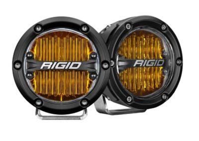 RIGID 360-Series 4 in. PRO SAE Fog Light, Yellow, 2-Pack