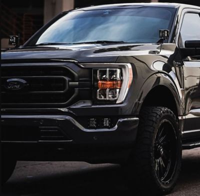 Image showing  2021+ Ford F-150/Raptor A-Pillar D-SS Light Kit, 46737