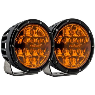 RIGID 360-Series 6 in. Spot Light with Amber PRO Lens, 2-Pack