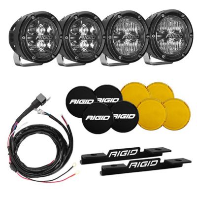 RIGID 2021 Bronco A-Pillar Light Kit, Includes Two 360 Spot and Two 360 Drive Lights, 4-Pack
