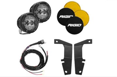 RIGID 2010-2020 Toyota 4Runner A-Pillar Light Kit, Includes 4 in. G635 360-Series Drive, 2-Pack