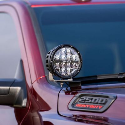 Image showing  6 in. 2019+ Dodge RAM 2500/3500 A-Pillar 360-Series LED Light Kit, 2-Pack