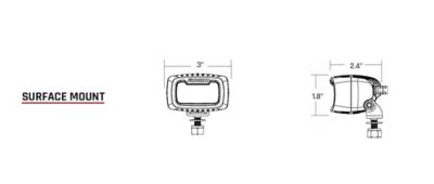 Image showing  Back-Up Kit Includes 2 SR-M Series PRO Flood Diffused Surface Mount, 980003