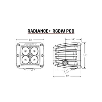 Image showing  Radiance+ Pod RGBW, 2-Pack