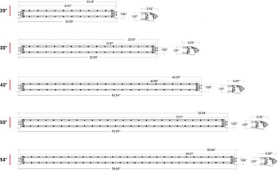 Image showing  RDS SR-Series PRO Curved LED Light Bar Spot 30 in. Black Housing, 88331