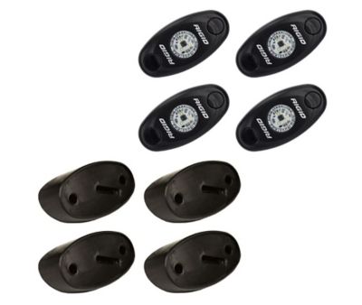 RIGID A-Series LED Universal Rock Light Kit High Power Red Set Of 4, 400213