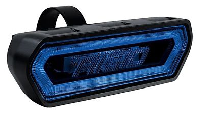 Image showing  715/168-Lumen Chase Rear-Facing 5-Mode LED Light, Blue Halo/Black Housing