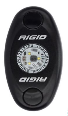 Image showing  A-Series LED Light Low Power Cool White Black Housing Single, 480033