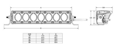 Image showing  Revolve 50 in. Bar With White Backlight, 450613
