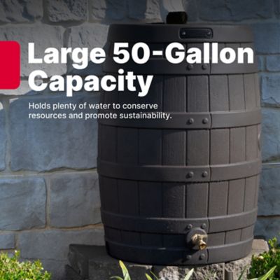 Image showing  Whiskey Rain Barrel 50 Gallons