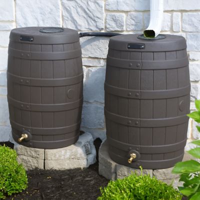Image showing 7 th Step2 American Oak Rain Barrel