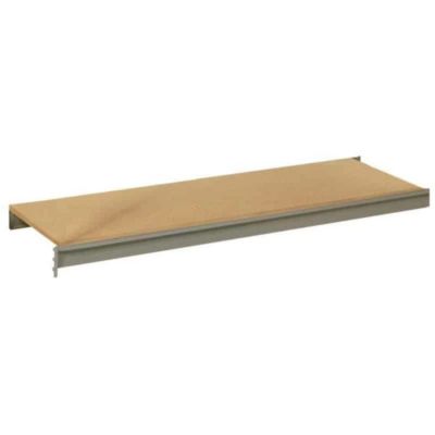 Lyon Bulk Storage Rack with Particle Board Decking Starter, Gray 60 in. W x 36 in. D x 96 in. H 4 Levels 2600Ib/Level Cap.