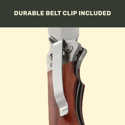 Image showing  Natural Wood Folding Knives, 3 pk.