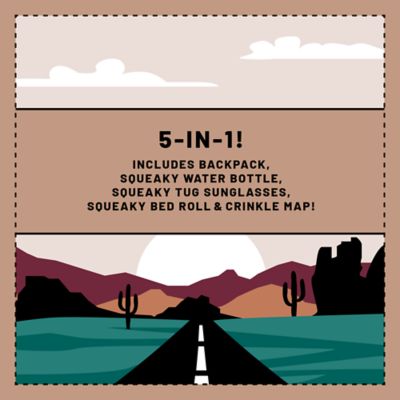 Image showing  4-in-1 Backpack Hide-A-Toy Dog Toy